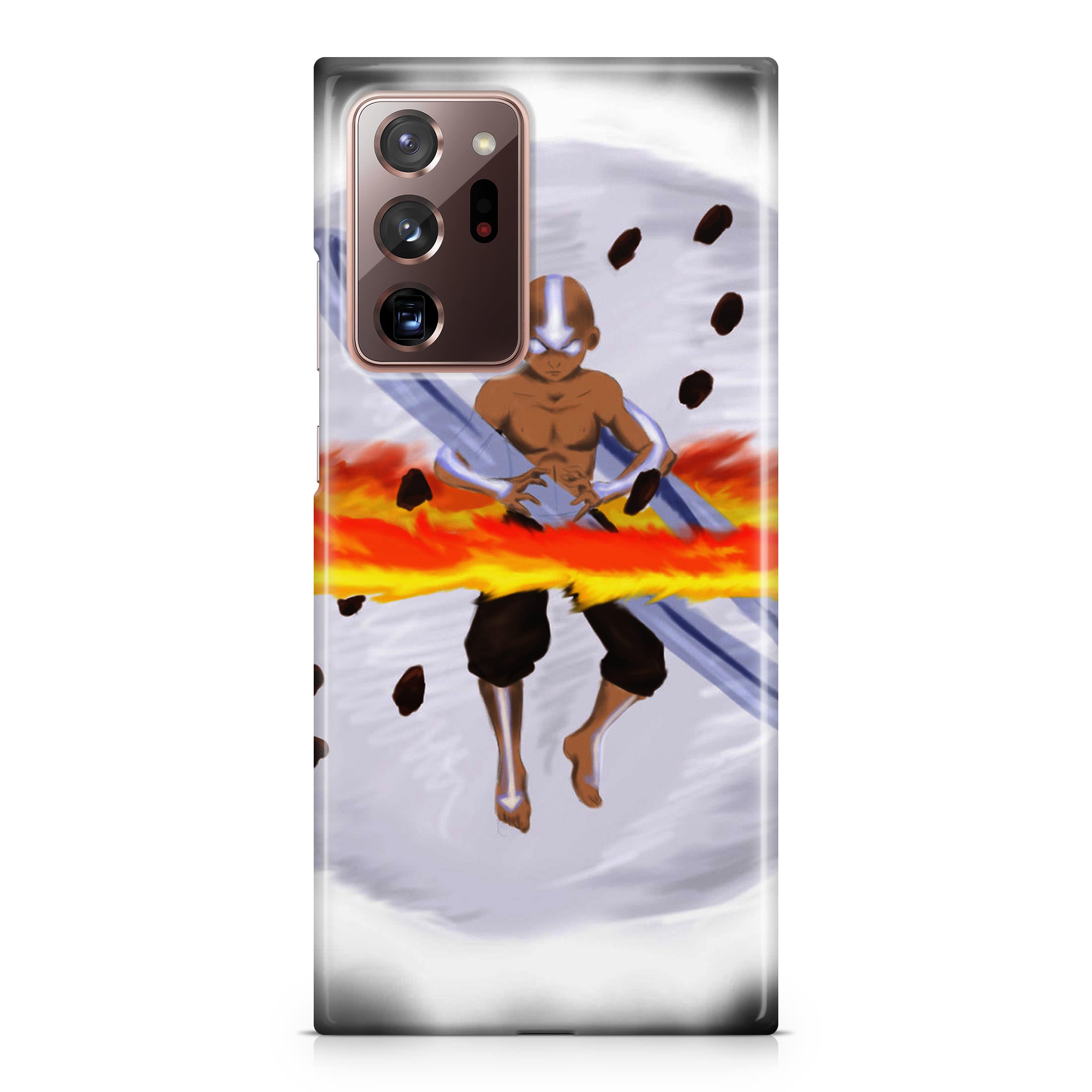 Avatar Aang Controls Four Elements Galaxy Note 20 Ultra Case