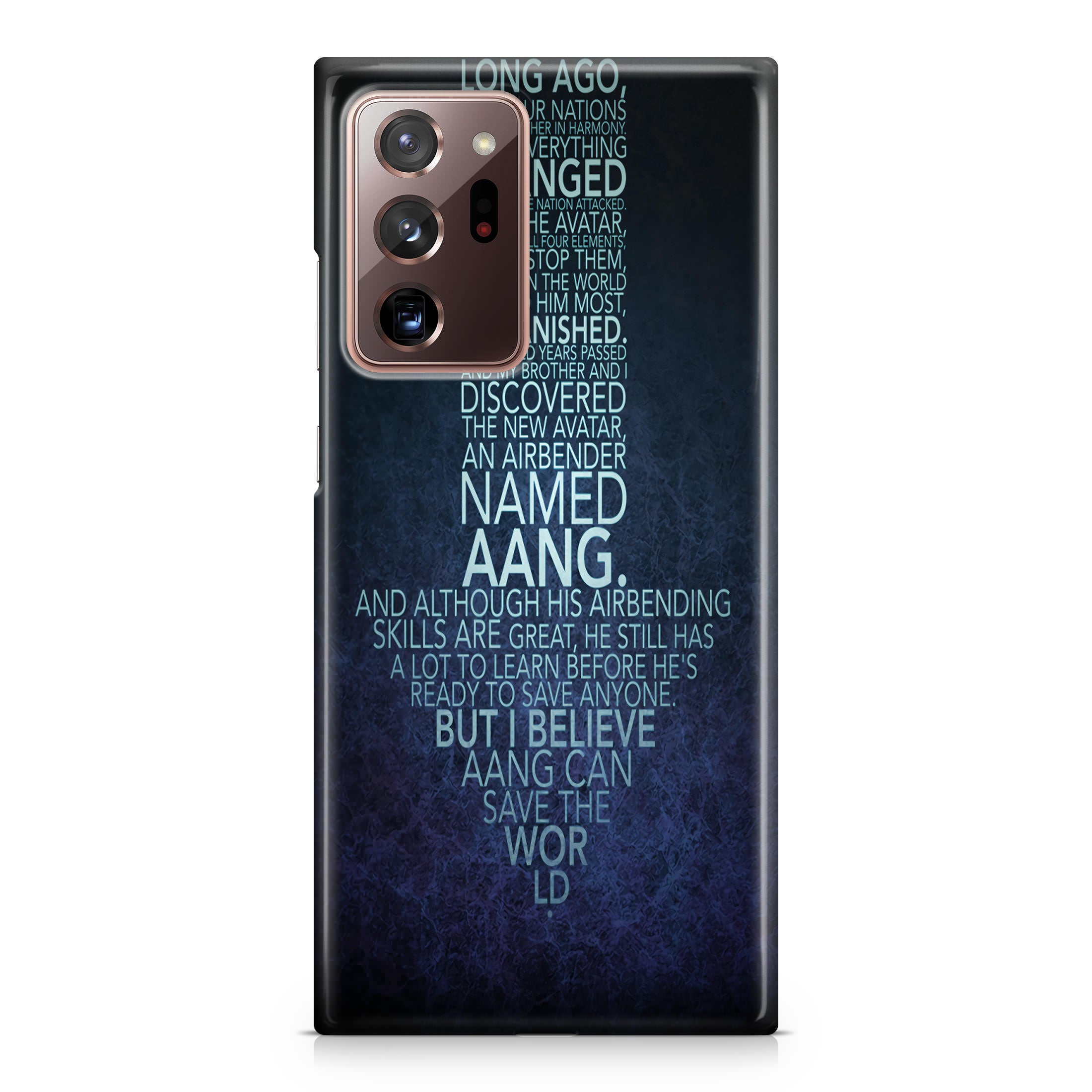 Avatar Quotes Galaxy Note 20 Ultra Case