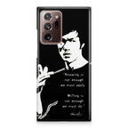 Bruce Lee Quotes Galaxy Note 20 Ultra Case