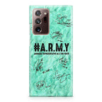 BTS Army Signature Galaxy Note 20 Ultra Case
