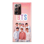 BTS Member in Pink Galaxy Note 20 Ultra Case