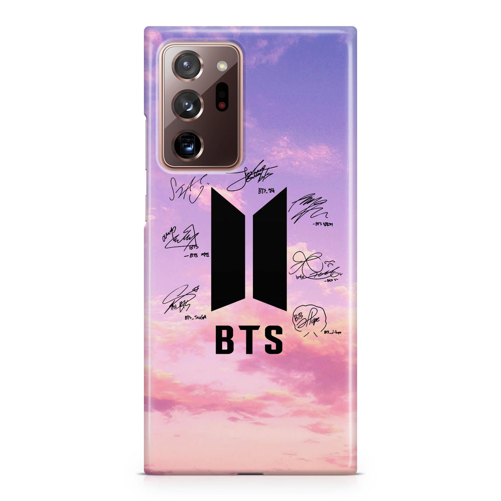 BTS Signature 2 Galaxy Note 20 Ultra Case