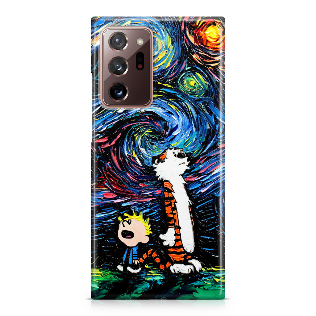 Calvin Art At Starry Night Galaxy Note 20 Ultra Case