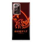 Charmander Charizard Galaxy Note 20 Ultra Case