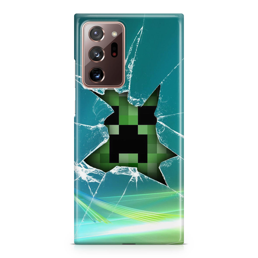 Creeper Glass Broken Green Galaxy Note 20 Ultra Case