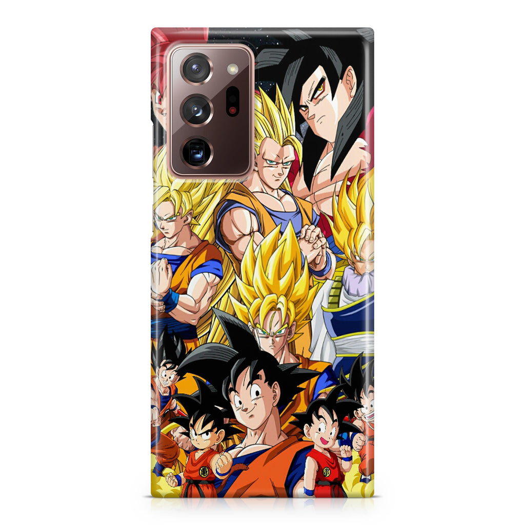 Dragon Ball Z Son Goku Transformation Galaxy Note 20 Ultra Case
