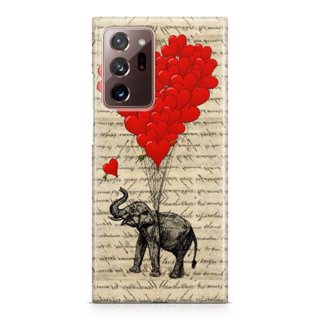 Elephant And Heart Galaxy Note 20 Ultra Case