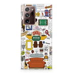 Friends TV Show Central Perk Sticker Galaxy Note 20 Ultra Case