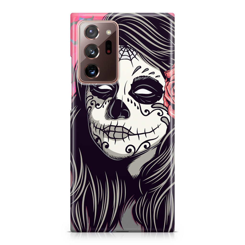 Girl Skull Flower Galaxy Note 20 Ultra Case