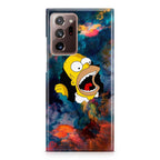 Homer Behind The Black Hole Galaxy Note 20 Ultra Case