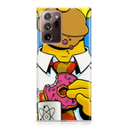 Homer Eats Donut Galaxy Note 20 Ultra Case