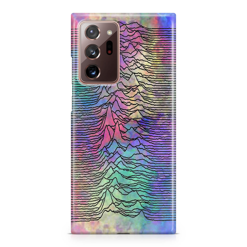 Joy Division Unknown Pleasures Colorful Galaxy Note 20 Ultra Case