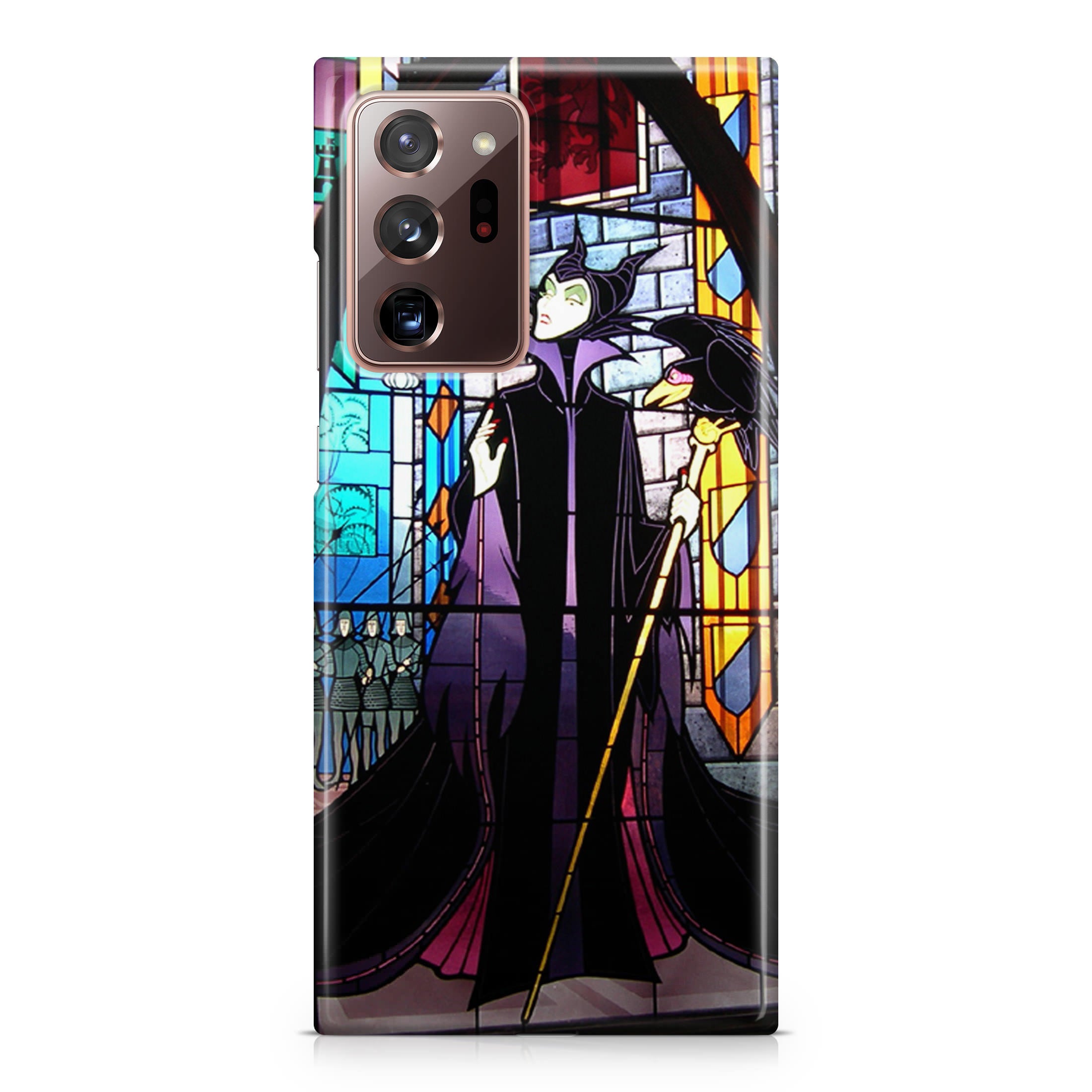 Maleficent Sleeping Beauty Glass Art Galaxy Note 20 Ultra Case