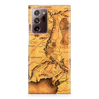 Middle Earth Map Hobbit Galaxy Note 20 Ultra Case