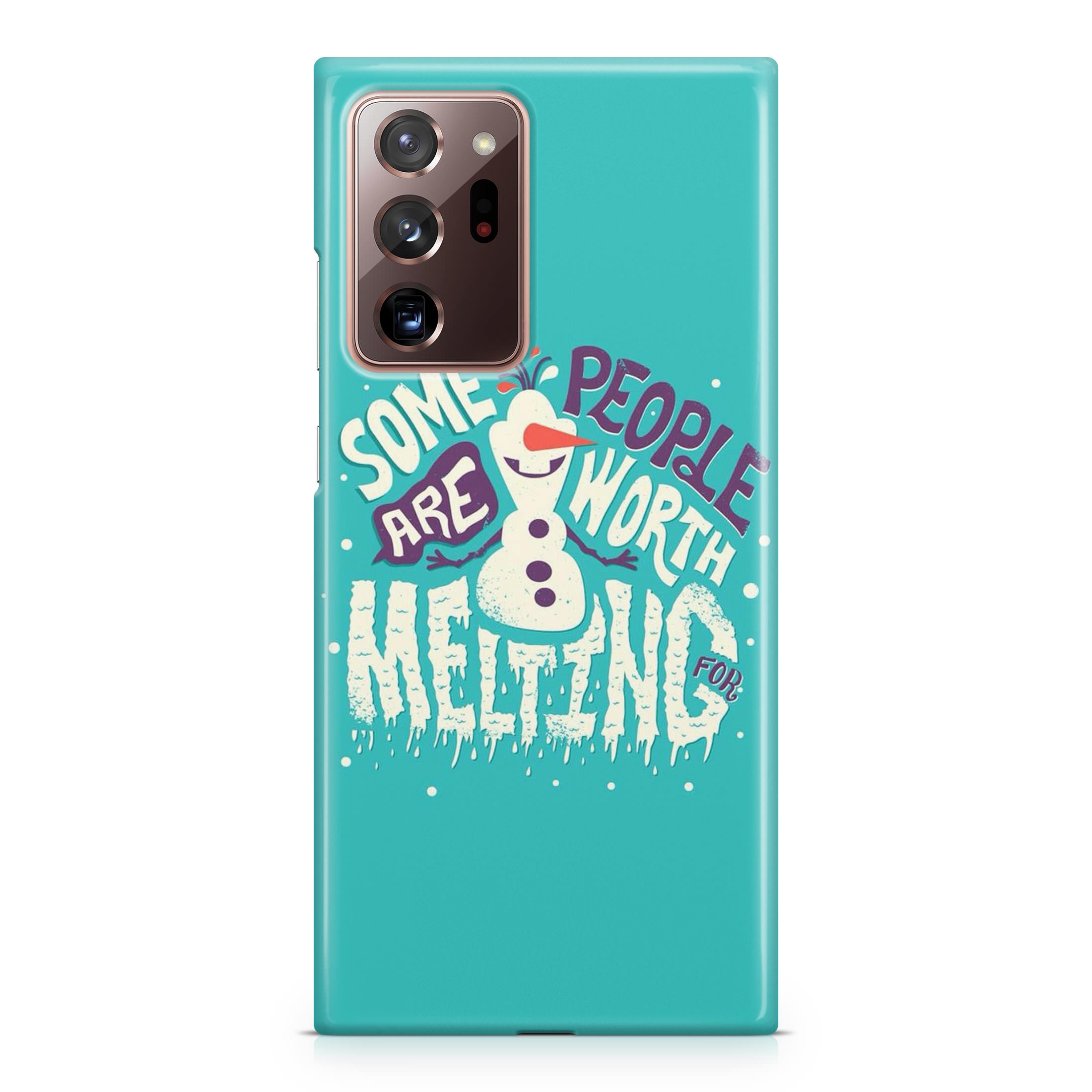 Olaf Frozen Is Melting Galaxy Note 20 Ultra Case