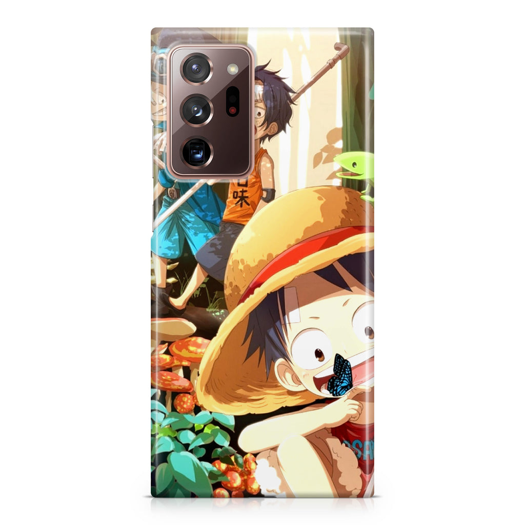 One Piece Little Sabo Ace Luffy Cute Galaxy Note 20 Ultra Case