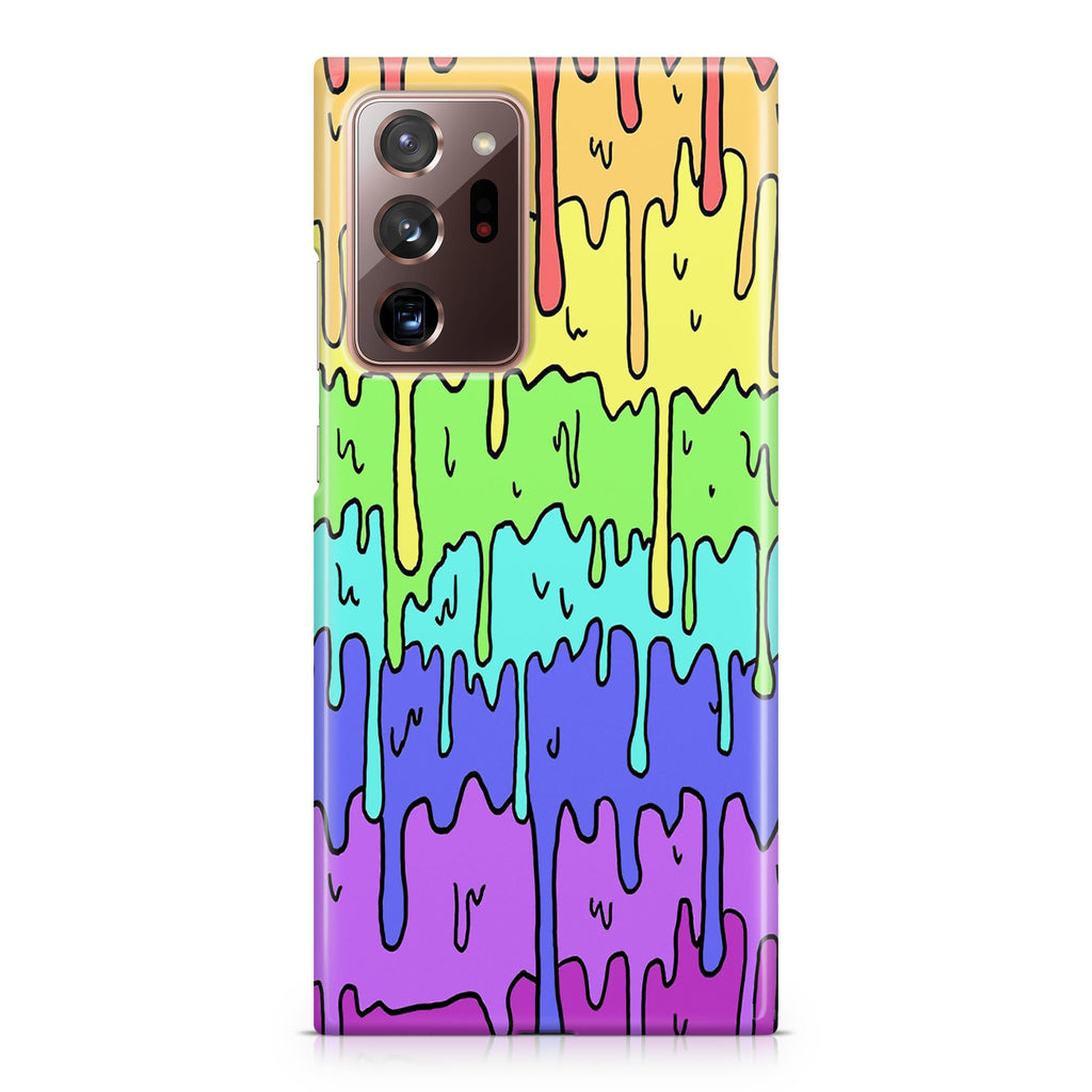 Pastel Kawaii Melting Rainbow Galaxy Note 20 Ultra Case