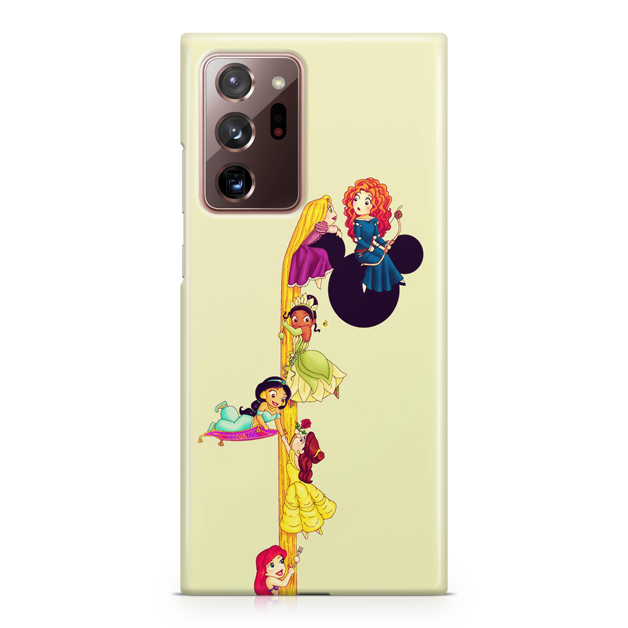 Princesses Climbing Rapunzel's Hair Galaxy Note 20 Ultra Case