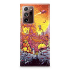 Rick And Morty Alien Planet Galaxy Note 20 Ultra Case