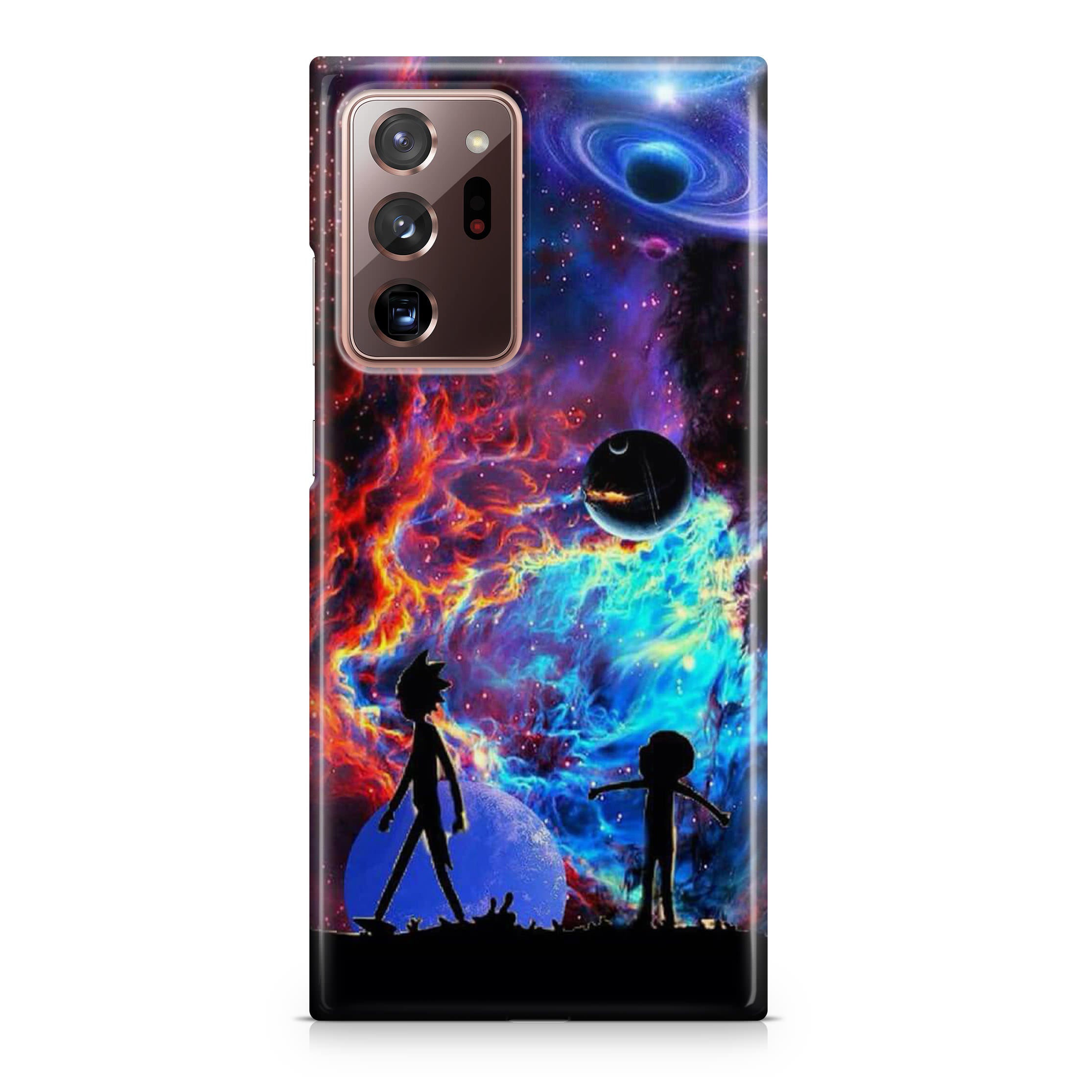 Rick And Morty Flat Galaxy Galaxy Note 20 Ultra Case