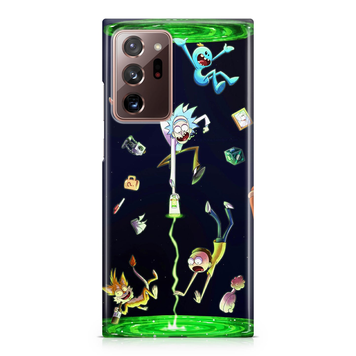 Rick And Morty Portal Fall Galaxy Note 20 Ultra Case