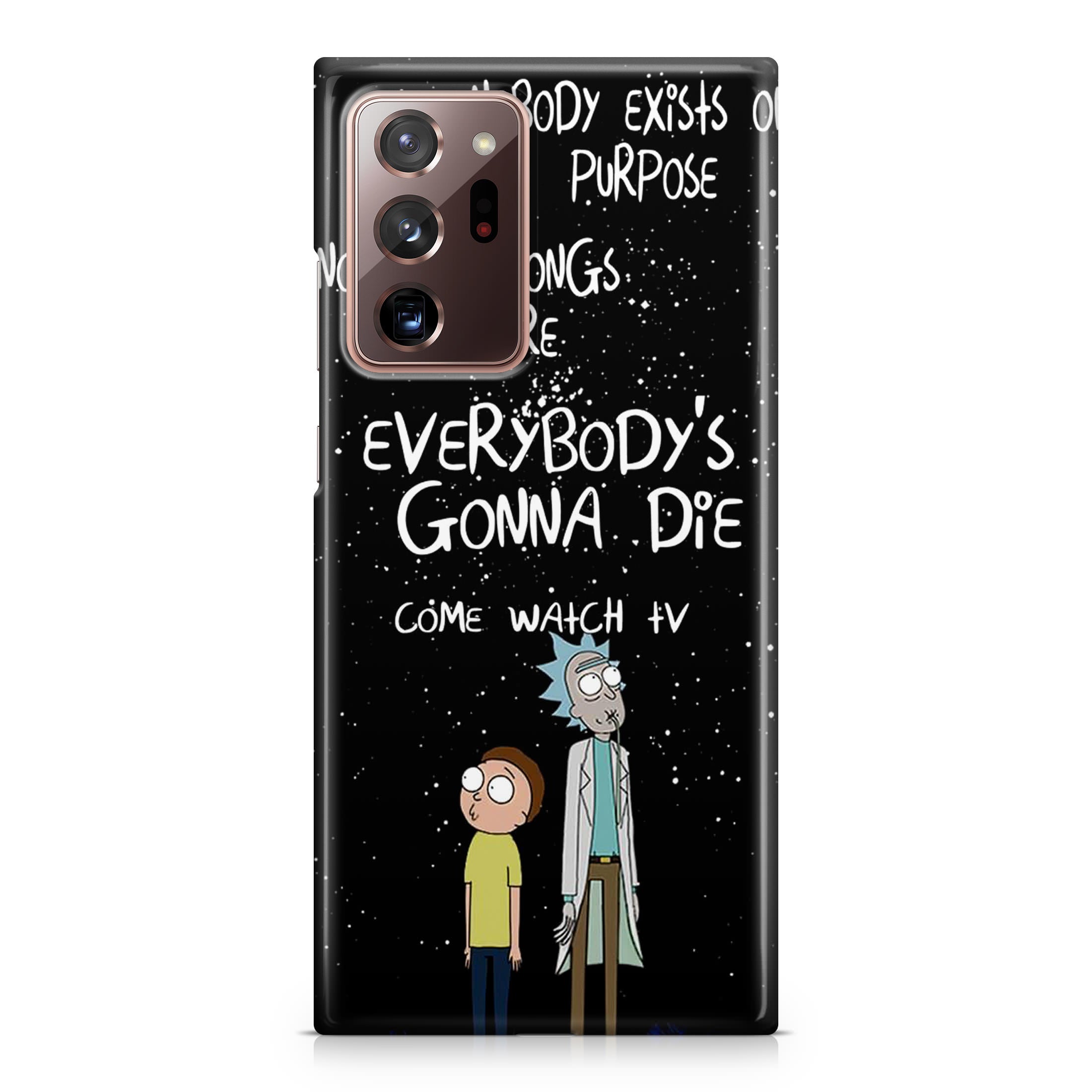 Rick And Morty Quotes Galaxy Note 20 Ultra Case