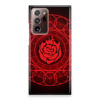 Ruby Rose Symbol RWBY Galaxy Note 20 Ultra Case