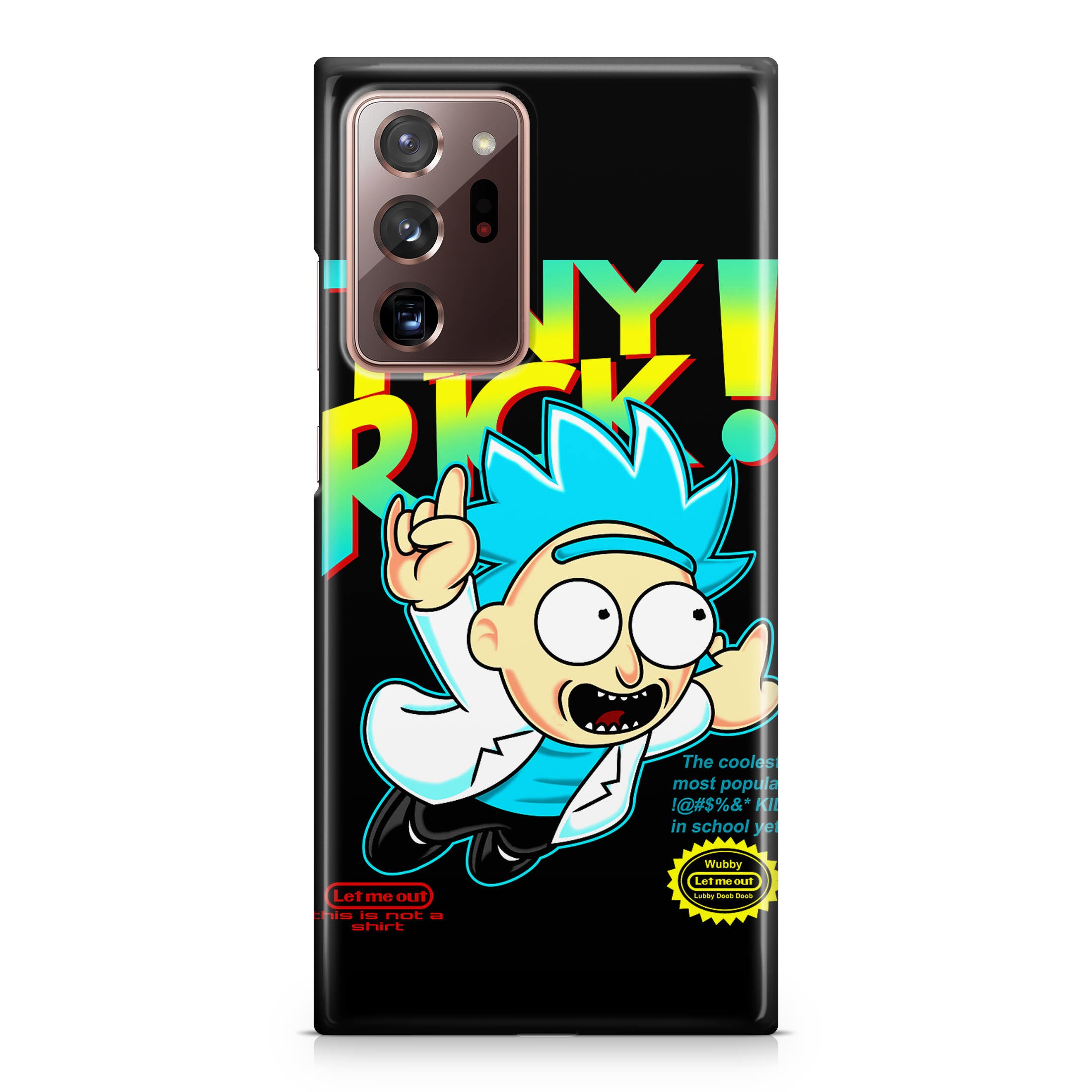 Tiny Rick Let Me Out Galaxy Note 20 Ultra Case