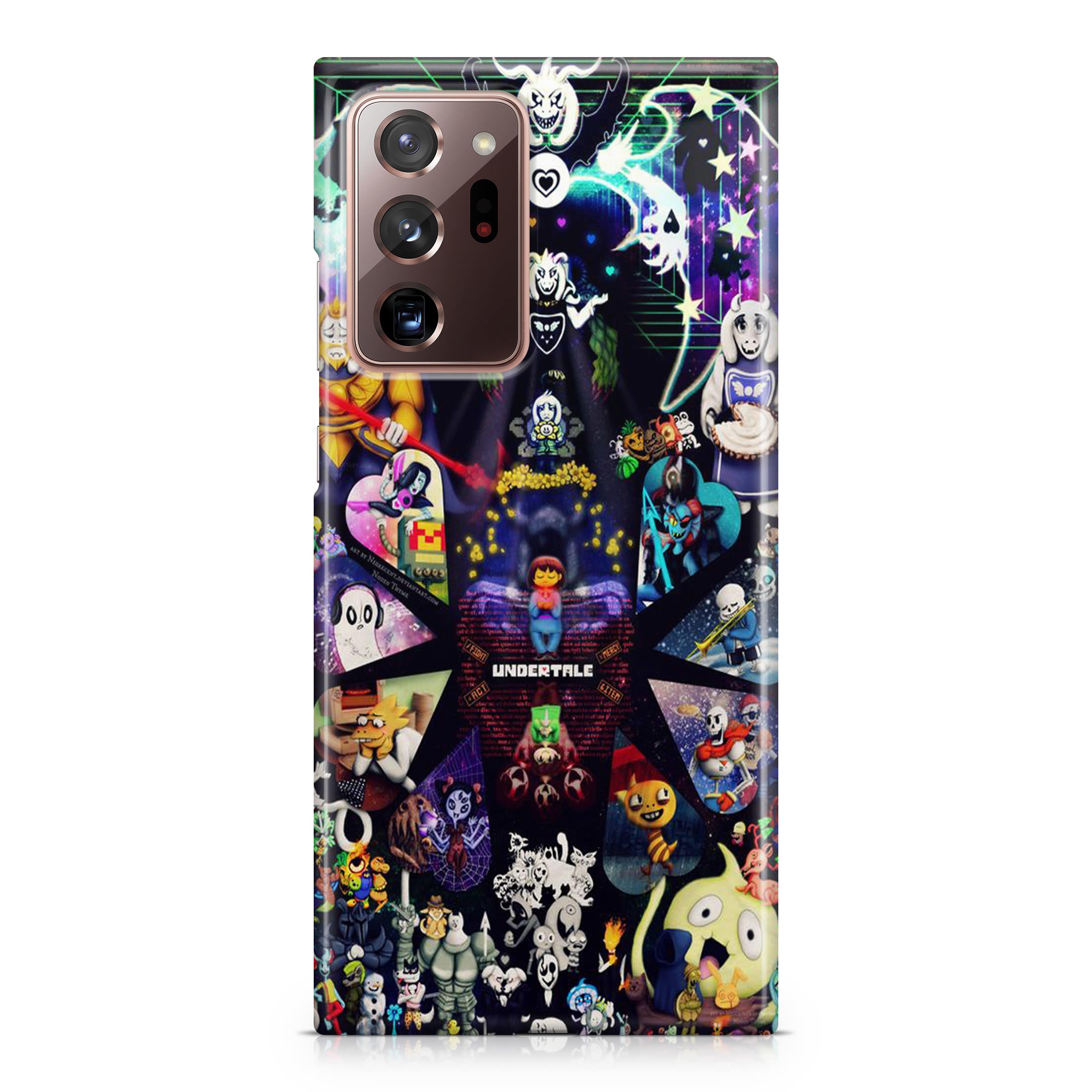 Undertale All Characters Galaxy Note 20 Ultra Case