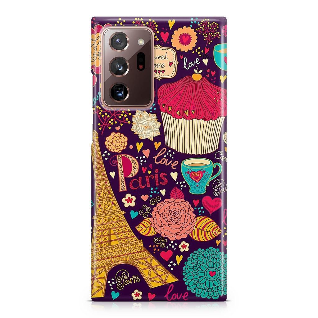 Vintage Love In Paris Galaxy Note 20 Ultra Case