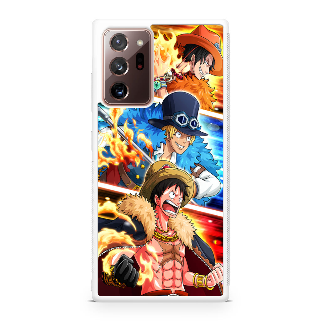 Ace Sabo Luffy Galaxy Note 20 Ultra Case