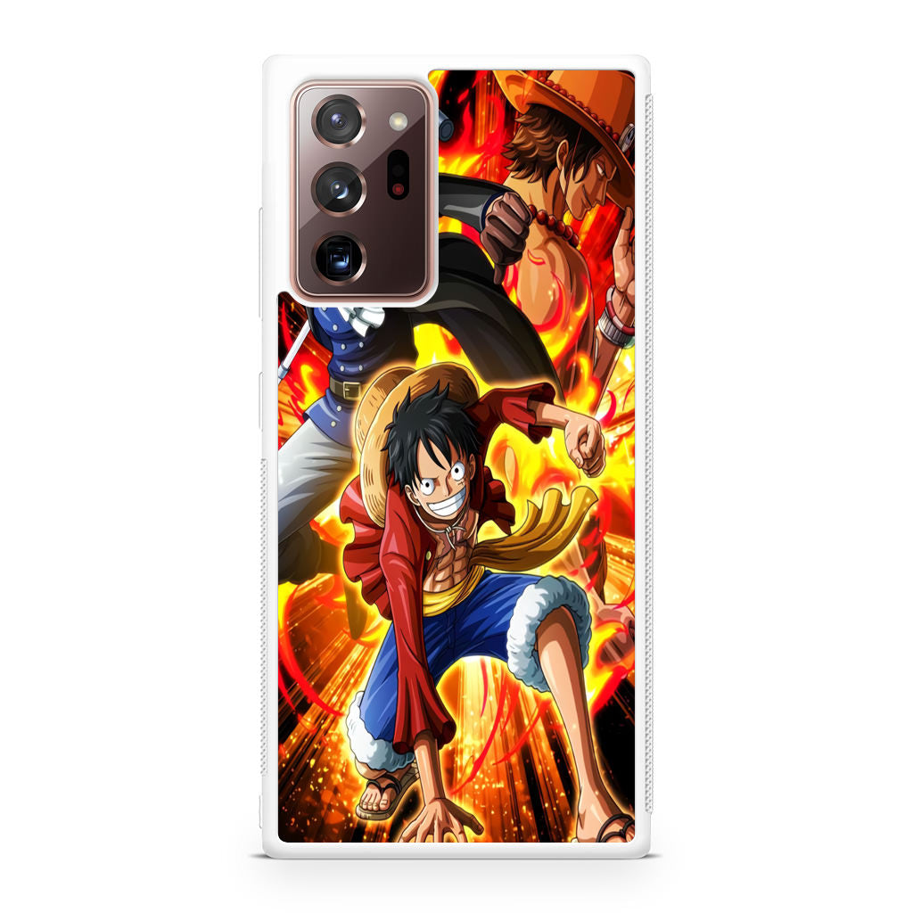 Ace Sabo Luffy Brotherhood Galaxy Note 20 Ultra Case