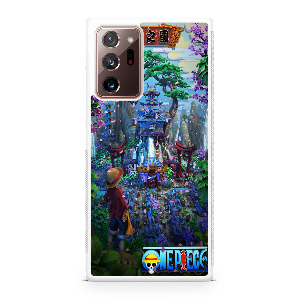Flower Capital of Wano One Piece Galaxy Note 20 Ultra Case