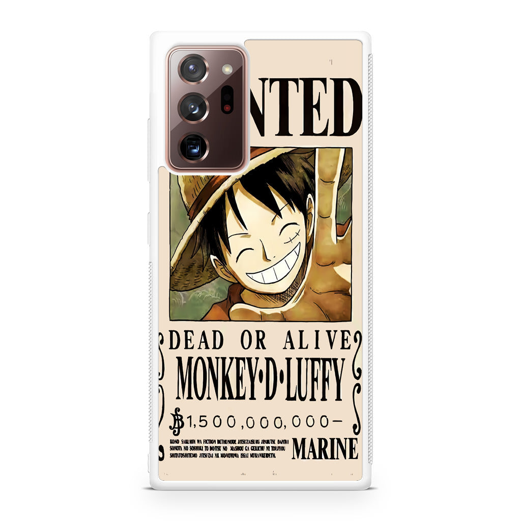 Monkey D Luffy Bounty Galaxy Note 20 Ultra Case