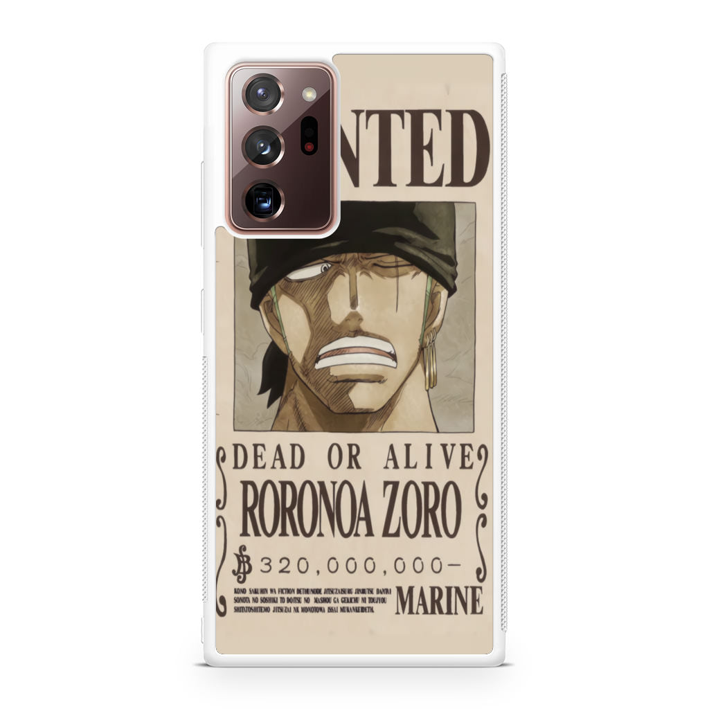 Roronoa Zoro Bounty Galaxy Note 20 Ultra Case