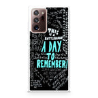A Day To Remember Quote Galaxy Note 20 Ultra Case