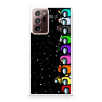 Among Us Crewmate Galaxy Note 20 Ultra Case