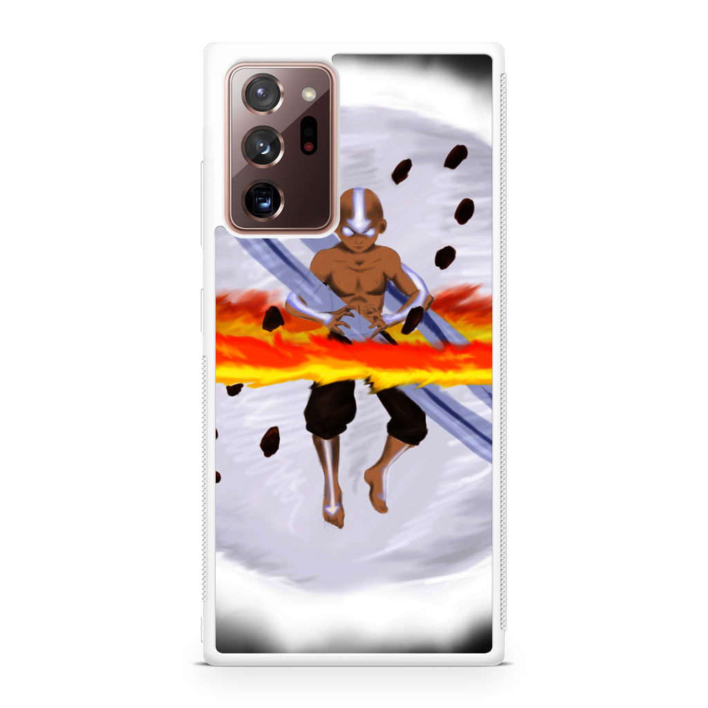 Avatar Aang Controls Four Elements Galaxy Note 20 Ultra Case