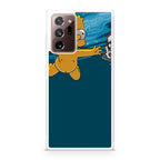 Bart Swimming For Money Galaxy Note 20 Ultra Case