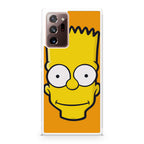 Bart Yellow Face Galaxy Note 20 Ultra Case