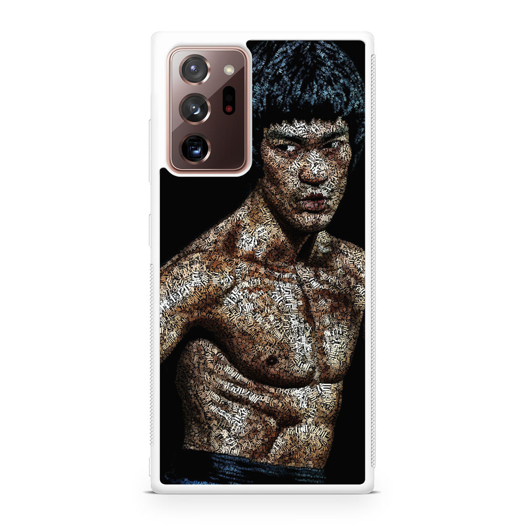 Bruce Lee Typograph Galaxy Note 20 Ultra Case
