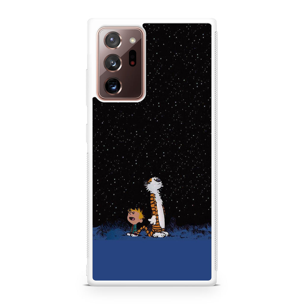 Calvin and Hobbes Space Galaxy Note 20 Ultra Case
