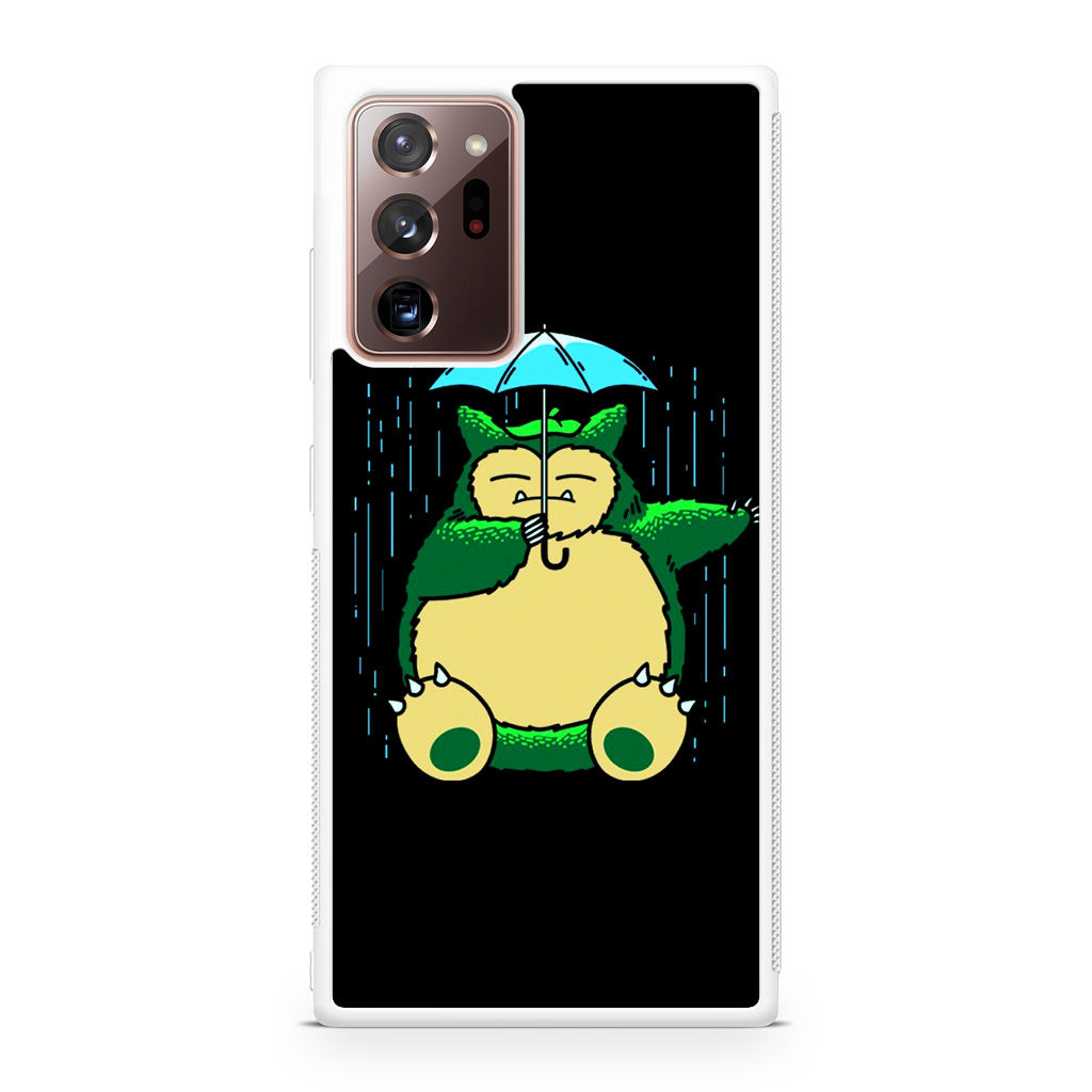 Cute Snorlax Umbrella Galaxy Note 20 Ultra Case