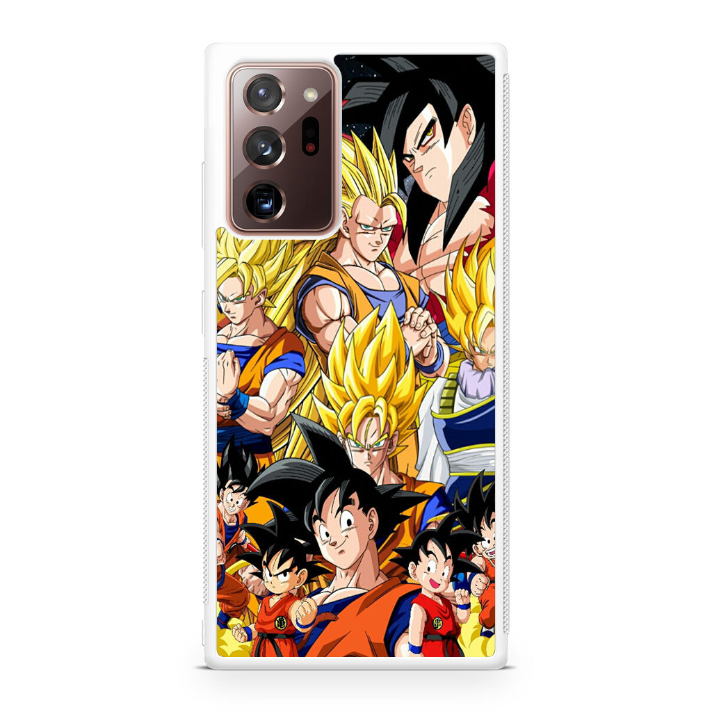 Dragon Ball Z Son Goku Transformation Galaxy Note 20 Ultra Case