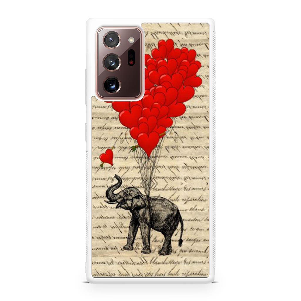 Elephant And Heart Galaxy Note 20 Ultra Case
