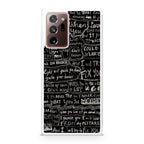 Fix You Lyrics Galaxy Note 20 Ultra Case
