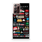 Friends TV Show Quotes Poster Galaxy Note 20 Ultra Case