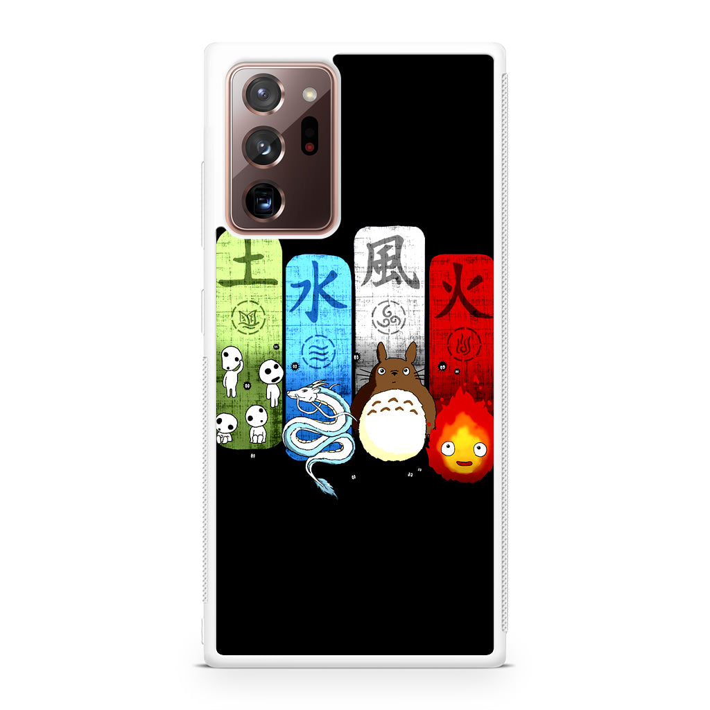 Ghibli Elemental Charms Galaxy Note 20 Ultra Case