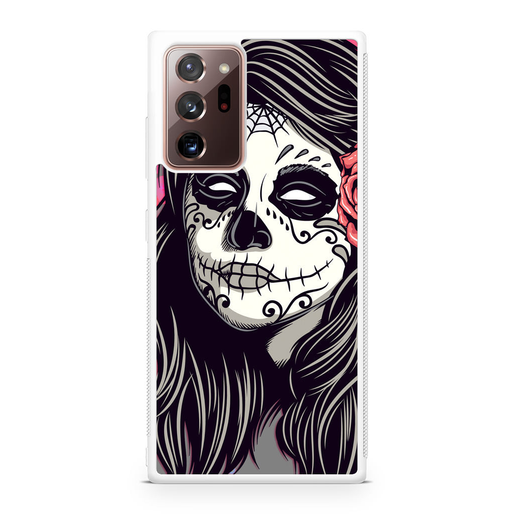 Girl Skull Flower Galaxy Note 20 Ultra Case