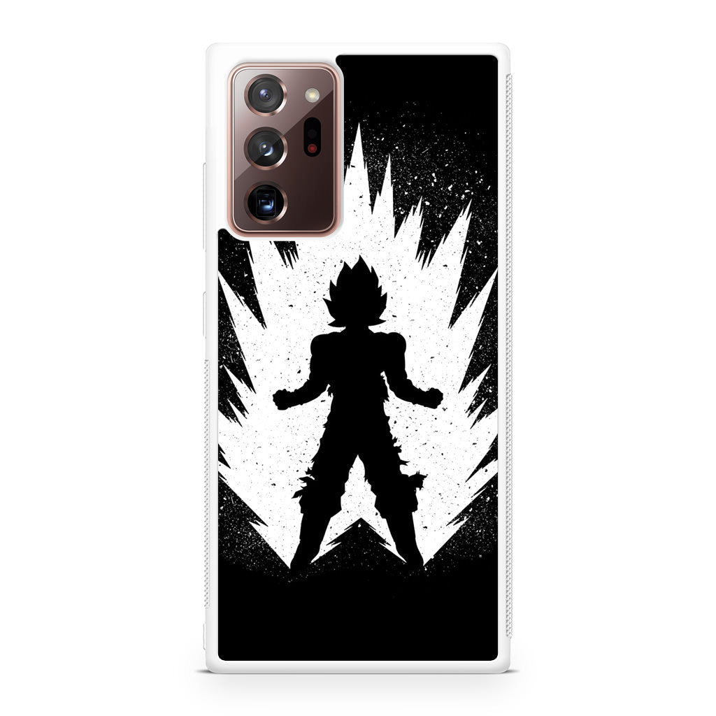 Goku Super Saiyan Black White Galaxy Note 20 Ultra Case